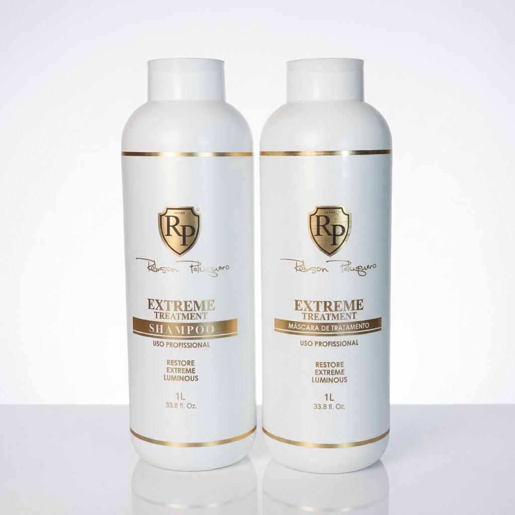 Kit Extreme Treatment 1 Litro Shampoo + Máscara Robson Peluquero