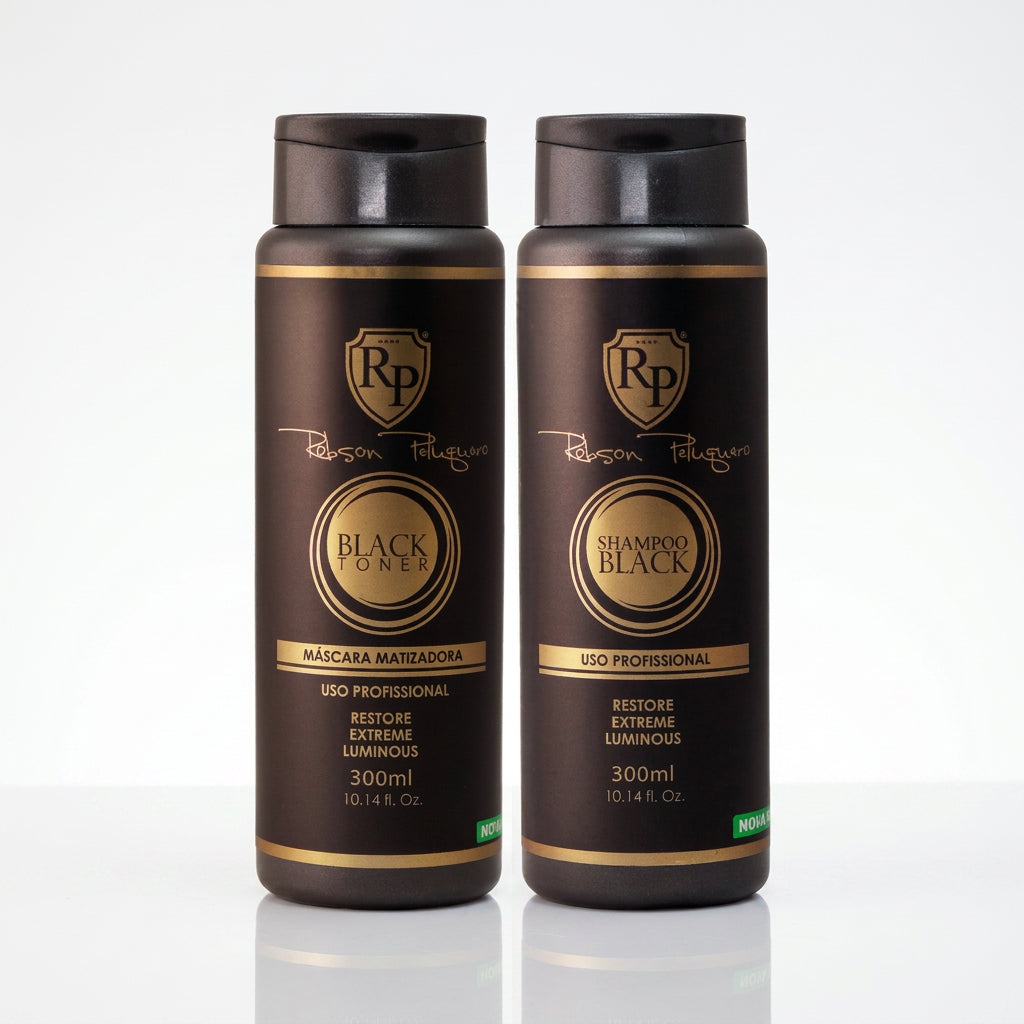 Kit Home Care Black 300ml Robson Peluquero