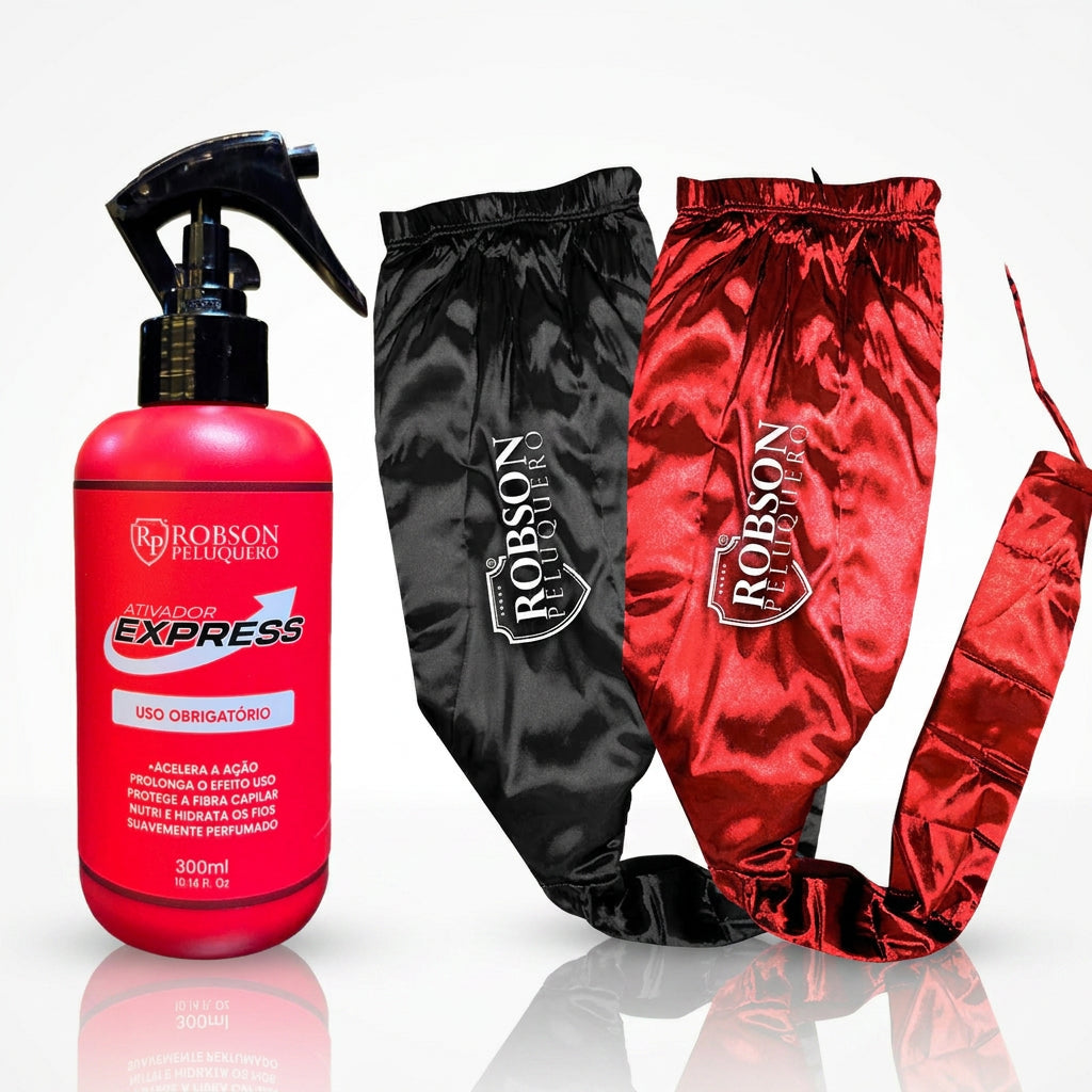Combo Acelerador de Particulas Ativador Express + Touca difusora
