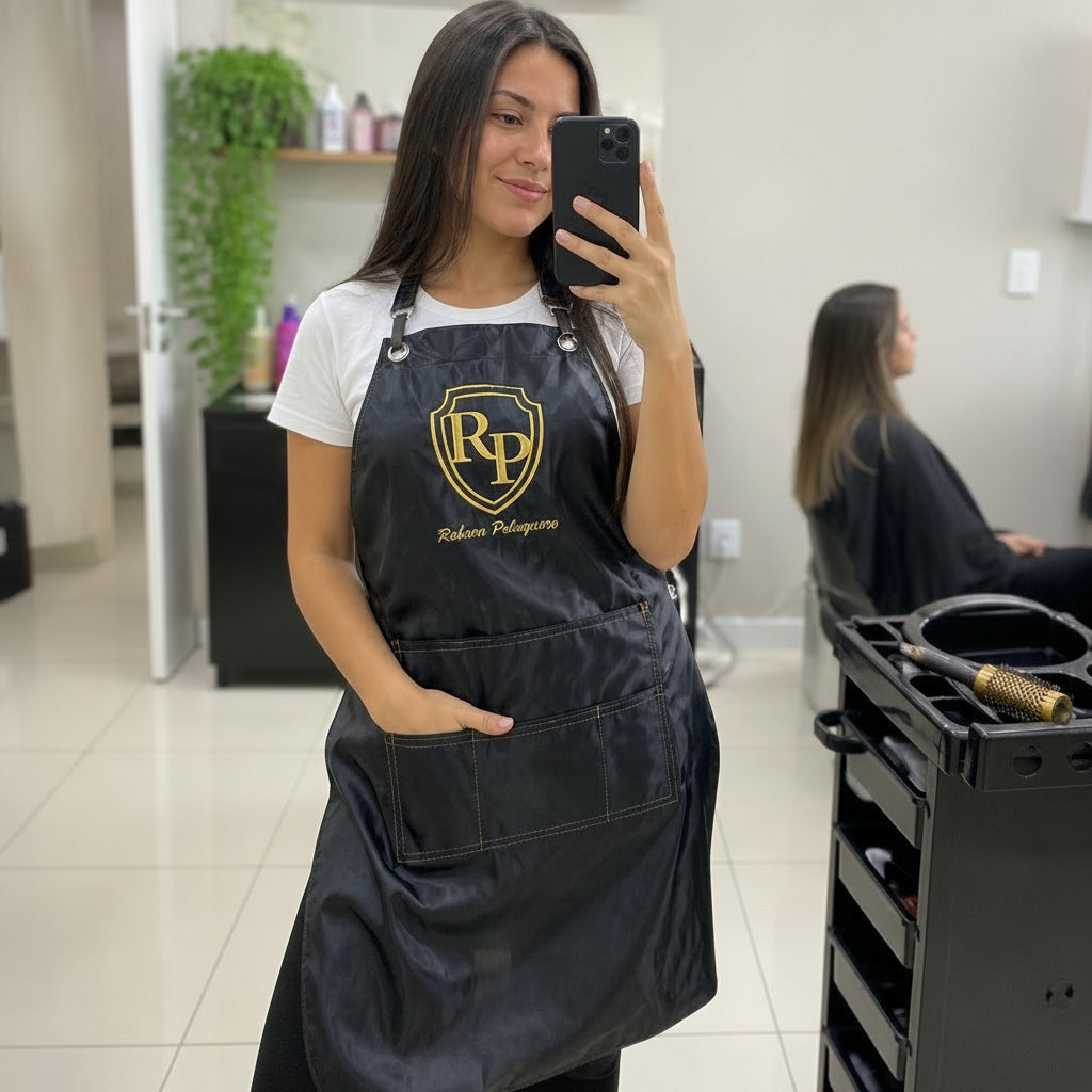 Avental Preto Robson Peluquero