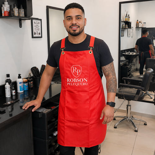 Avental Vermelho Robson Peluquero