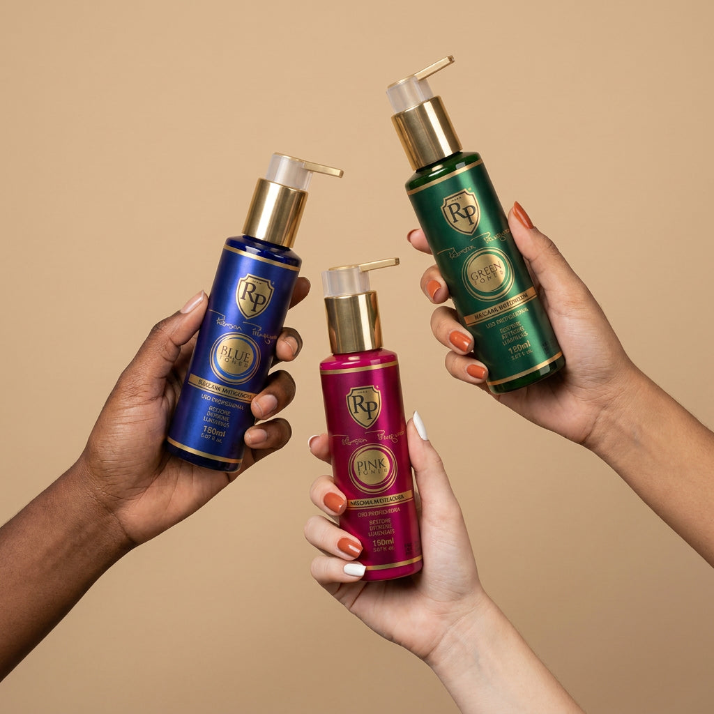 Combo Matizadores 150ml (Pink, Blue e Green)