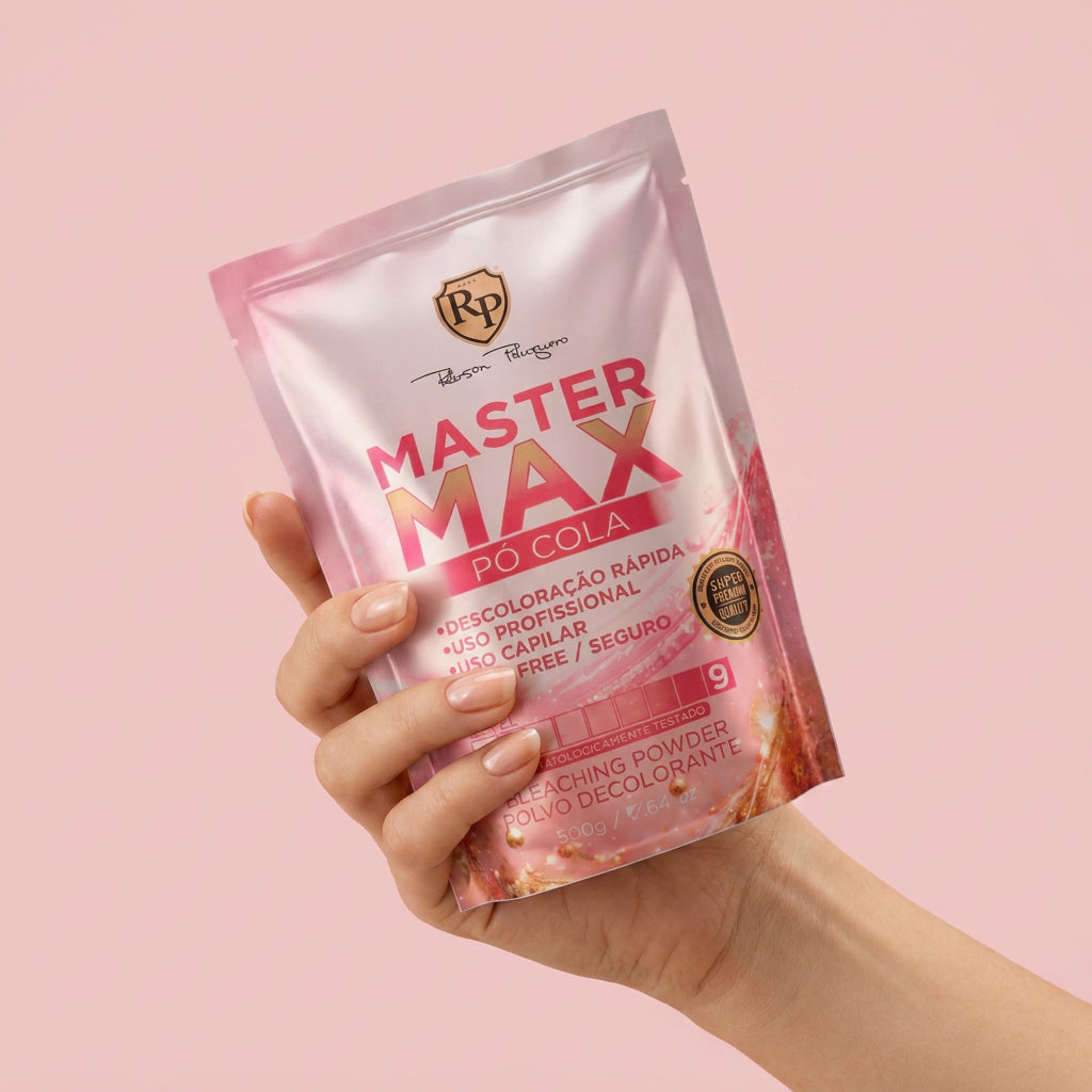 Pó Descolorante Pó Cola Master Max 500gr Robson Peluquero Descolorante Profissional