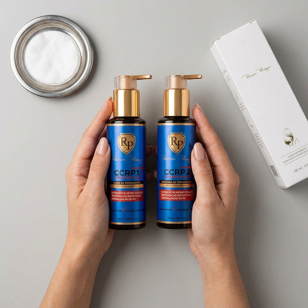 Kit CCRP Carvão Ativado 150ml Robson Peluquero