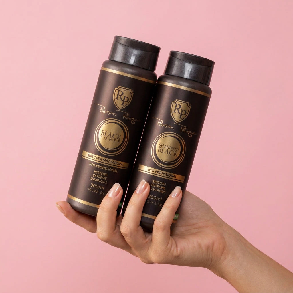 Kit Home Care Black 300ml Robson Peluquero