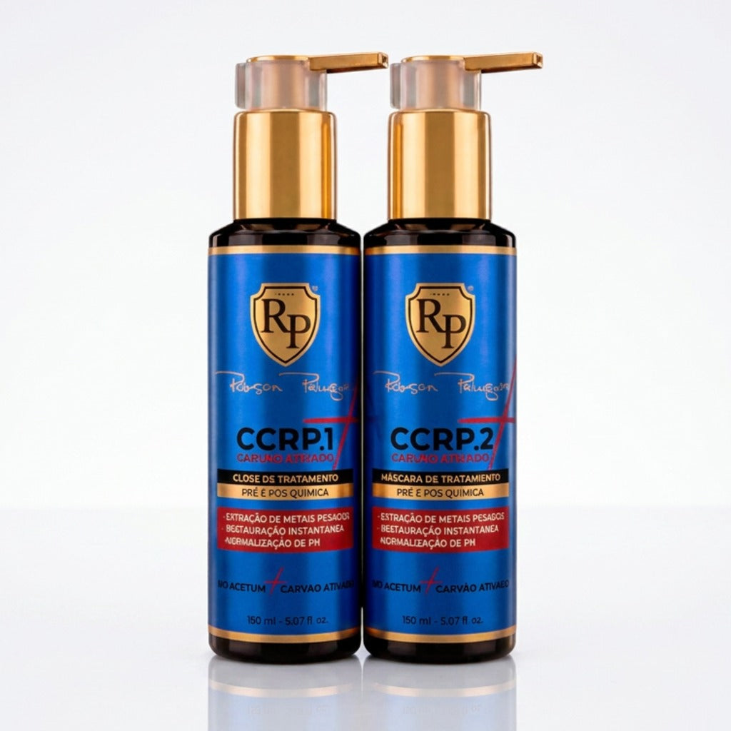 Kit CCRP Carvão Ativado 150ml Robson Peluquero