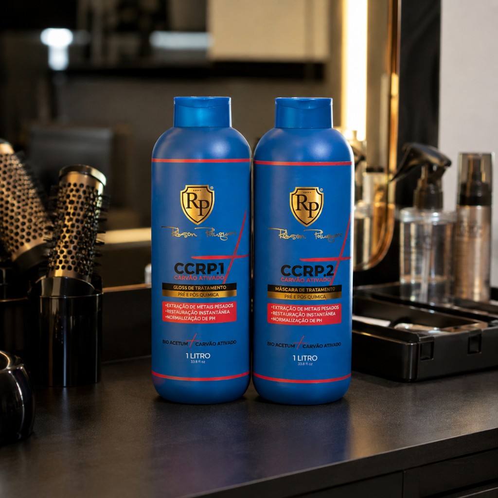 Kit CCRP Carvão Ativado 1 Litro Robson Peluquero