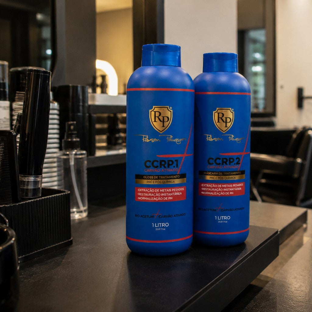 Kit CCRP Carvão Ativado 1 Litro Robson Peluquero